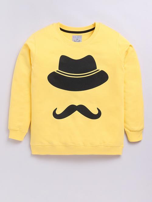 boys front print long sleeve sweatshirt - 21706992 - Very Small Image - 1