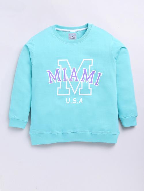 boys front print long sleeve sweatshirt - 21706997 - Very Small Image - 1