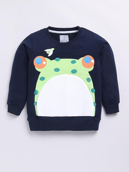 boys front print long sleeve sweatshirt - 21706999 - Very Small Image - 1