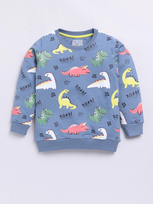 boys printed long sleeve sweatshirt - 21707004 - Very Small Image - 1