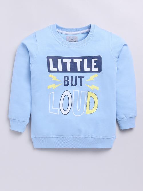 boys front print long sleeve sweatshirt - 21707005 - Very Small Image - 1