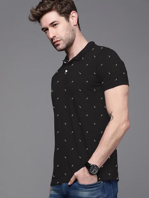men short sleeves printed polo t-shirt - 21707887 - Very Small Image - 1