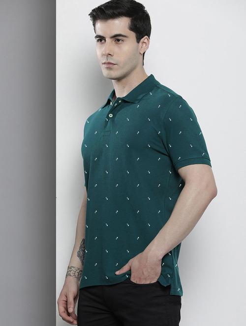 men short sleeves printed polo t-shirt - 21707897 - Very Small Image - 1