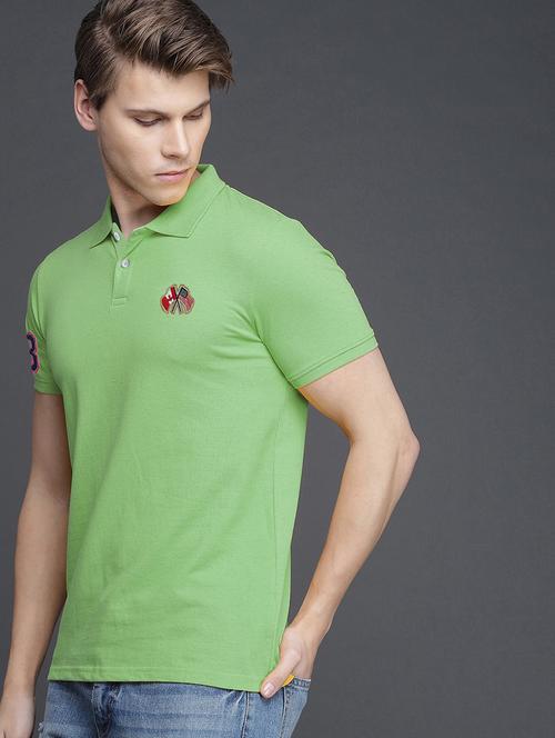 men short sleeves plain polo t-shirt - 21707910 - Very Small Image - 1