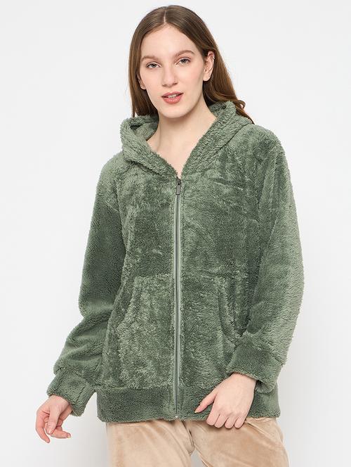 women long sleeves plain sweatshirt - 21709285 - Very Small Image - 1