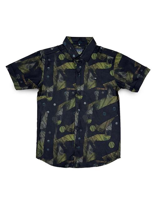 boys printed collared short sleeves shirt - 21709381 - Very Small Image - 1