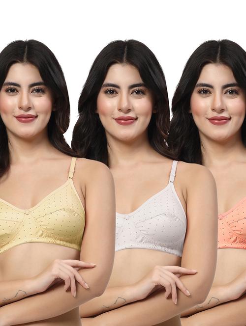 women pack of 3 printed regular bra - 21709408 - Very Small Image - 1