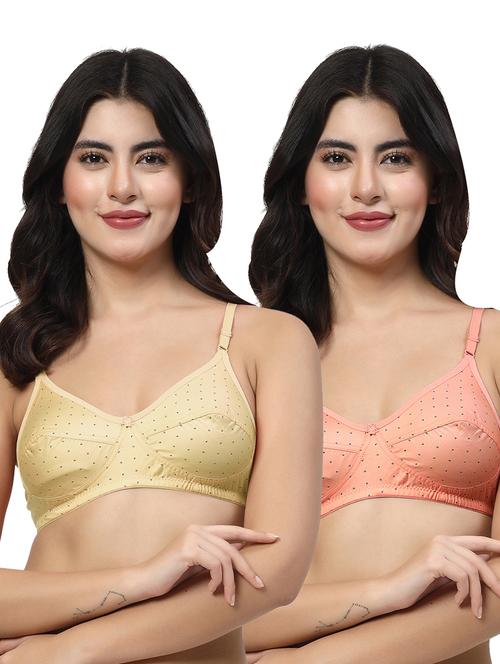 women pack of 2 printed regular bra - 21709434 - Very Small Image - 1