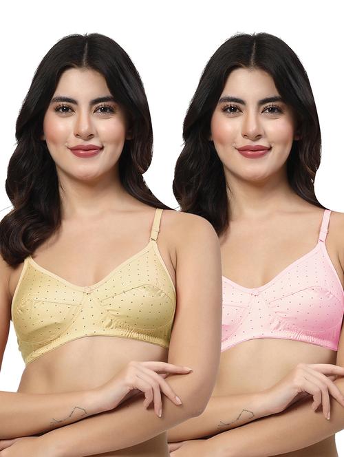 women pack of 2 printed regular bra - 21709437 - Very Small Image - 1