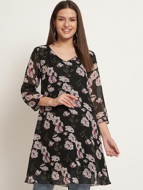 women floral print  a-line dress - 21709731 - Very Small Image - 1