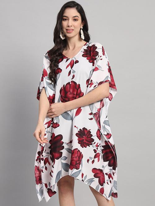 women printed relaxed fit kaftan dress - 21709742 - Very Small Image - 1