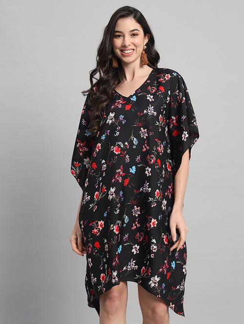 women printed relaxed fit kaftan dress - 21709745 - Very Small Image - 1