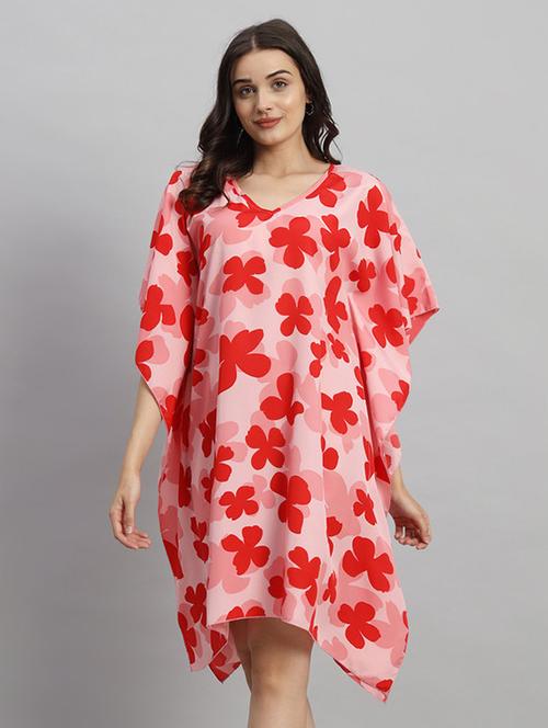 women printed relaxed fit kaftan dress - 21709754 - Very Small Image - 1