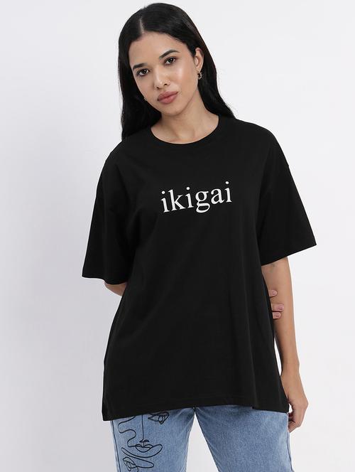 women printed short sleeves oversized t-shirt - 21709828 - Very Small Image - 1