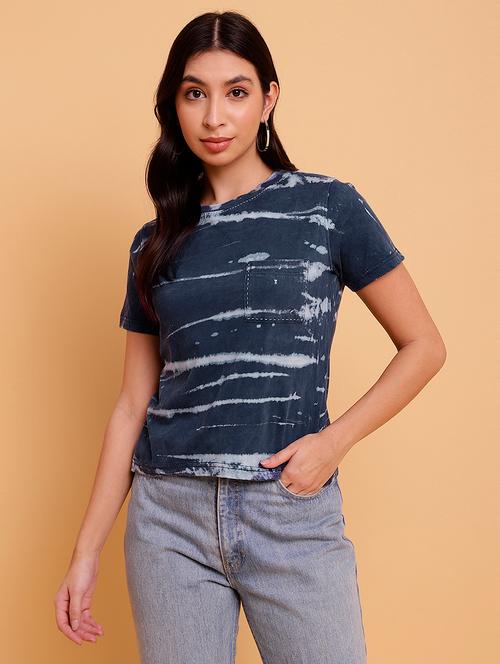 women printed short sleeves t-shirt - 21709874 - Very Small Image - 1