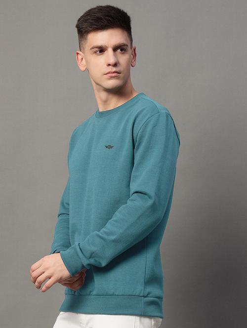 men solid long sleeve sweatshirt - 21709899 - Very Small Image - 1