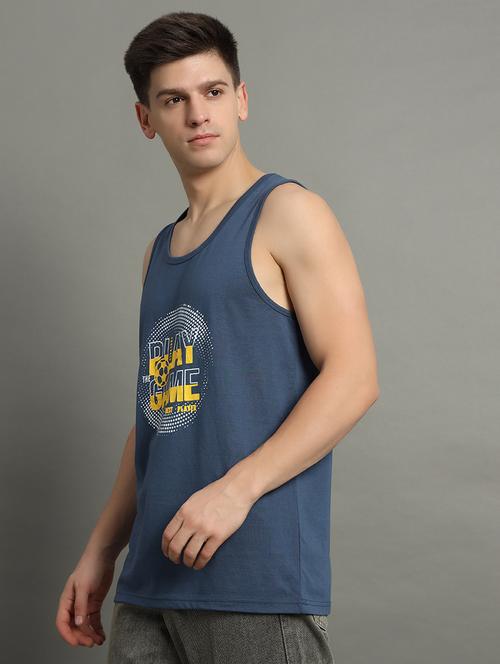 men typographic print round neck t-shirt - 21709946 - Very Small Image - 1