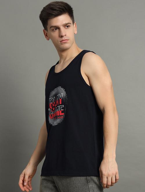 men typographic print round neck t-shirt - 21709947 - Very Small Image - 1