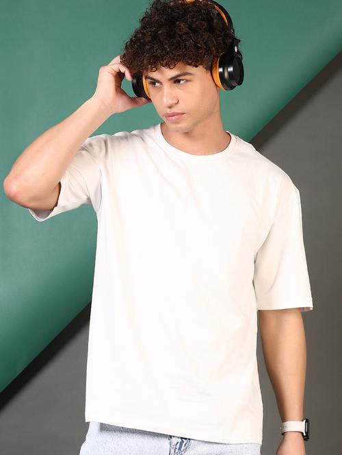 men solid short sleeves loose fit t-shirt - 21710709 - Very Small Image - 1