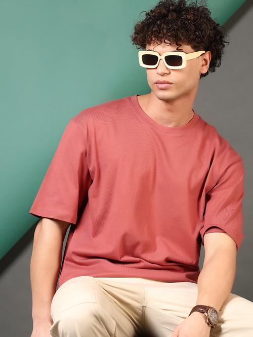 men solid short sleeves loose fit t-shirt - 21710713 - Very Small Image - 1