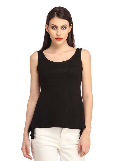 women printed round neck asymmetric top - 21711164 - Very Small Image - 1