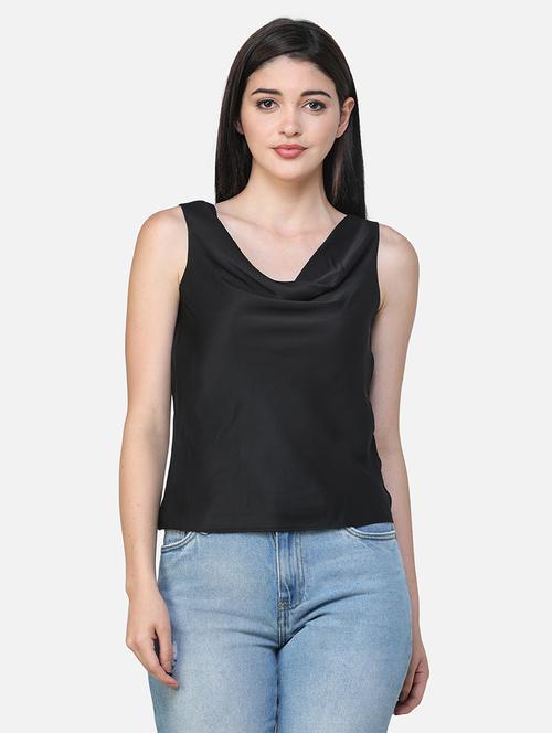 women solid sleeveless regular top - 21711433 - Very Small Image - 1