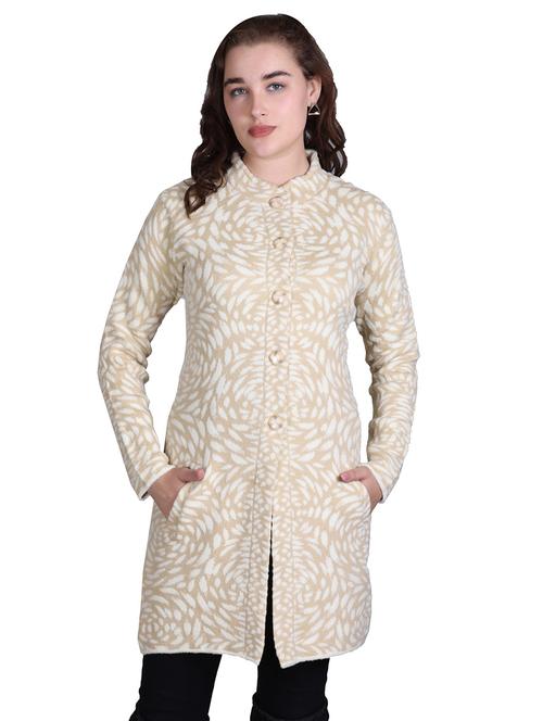 women self design long line coatigan - 21711814 - Very Small Image - 1