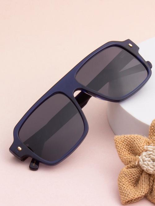 ted-smith unisex black premium italian acetate sunglasses with  polarized lenses for men & women - 21711846 - Very Small Image - 1