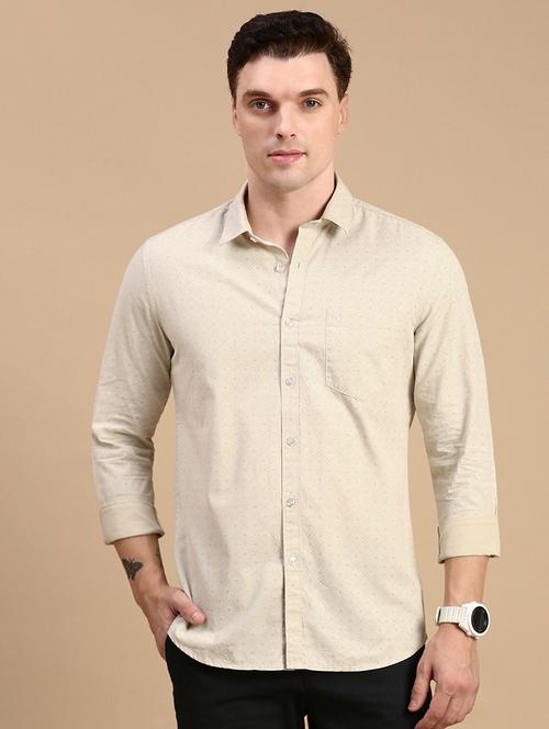 men printed collared casual shirt - 21712384 - Very Small Image - 1