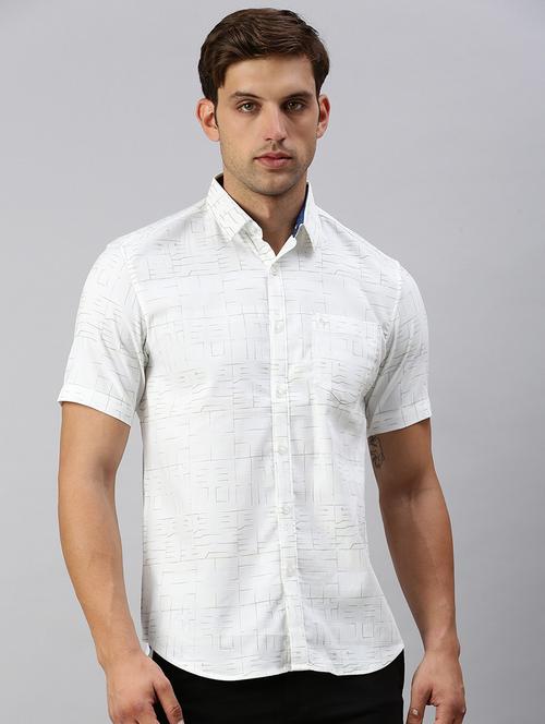 men printed collared casual shirt - 21712386 - Very Small Image - 1