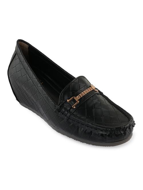 women black slip on loafers - 21713554 - Very Small Image - 1