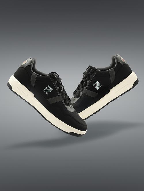 men black lace up sport shoes - 21714147 - Very Small Image - 1