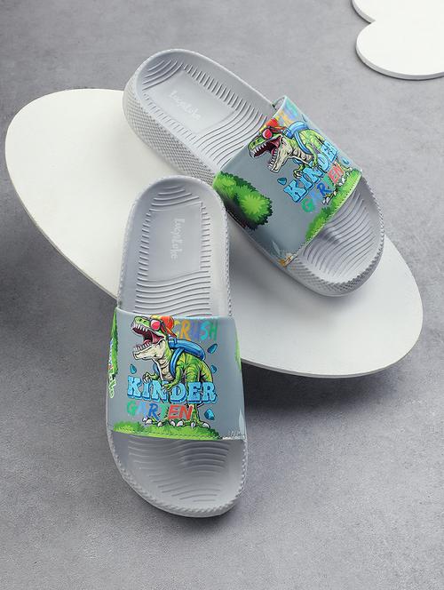 kids printed slip on slides - 21714185 - Very Small Image - 1