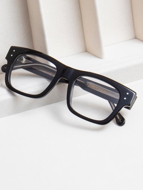 ted-smith black wayfarer premium italian frames for unisex - 21715082 - Very Small Image - 1