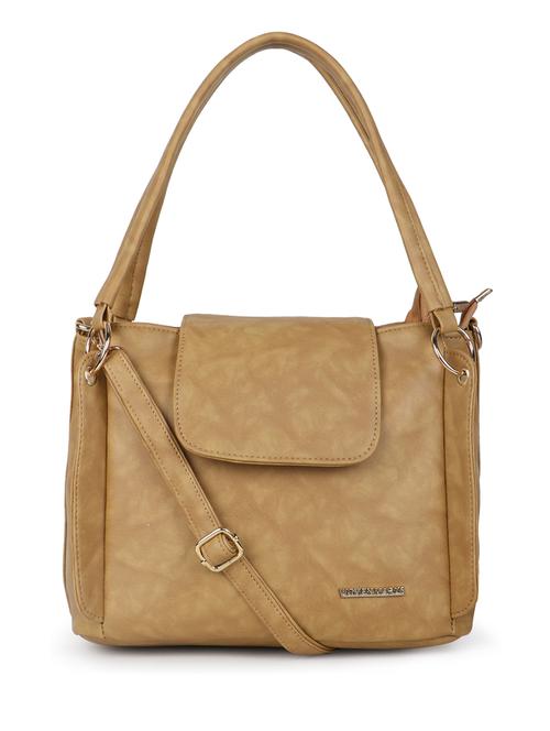 women textured stylish handbag with detachable strap - 21717128 - Very Small Image - 1