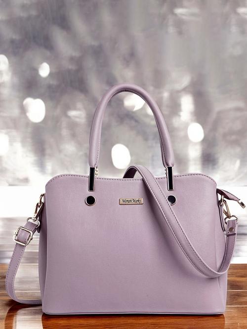 women solid handbag with detachable strap - 21717181 - Very Small Image - 1