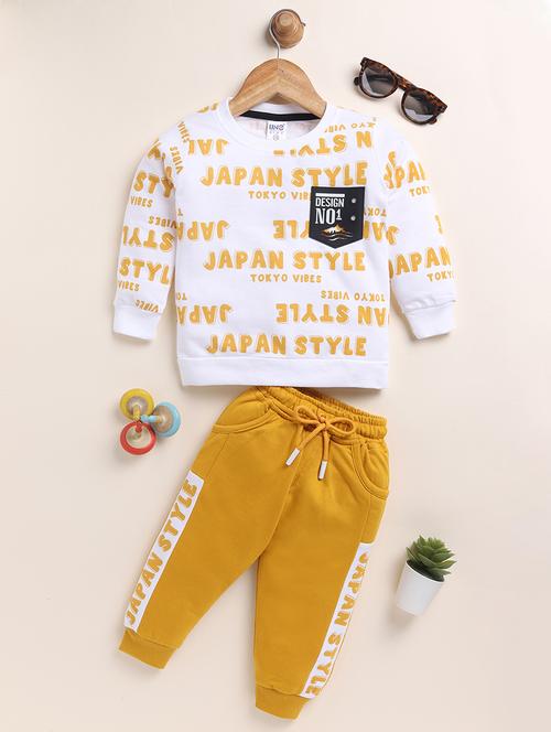 kids printed long sleeves co-ord set - 21717719 - Very Small Image - 1