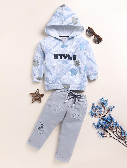 kids printed long sleeves co-ord set - 21717725 - Very Small Image - 1