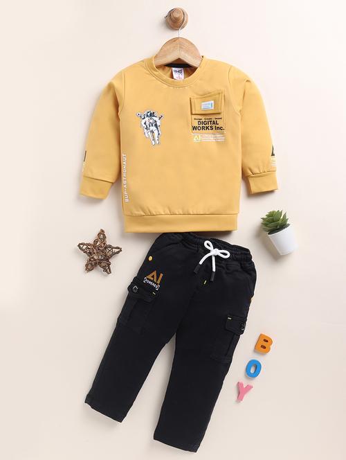 kids printed long sleeves co-ord set - 21717729 - Very Small Image - 1
