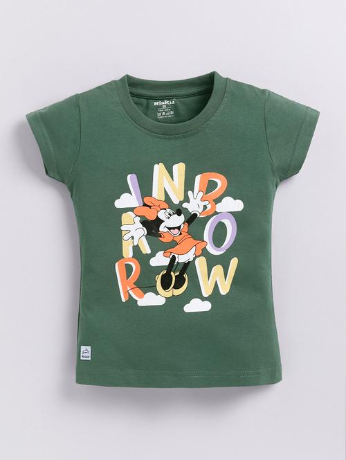 girls front print short sleeve tee - 21717731 - Very Small Image - 1