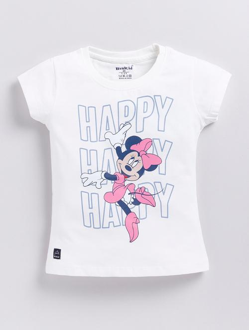 girls front print short sleeve tee - 21717735 - Very Small Image - 1