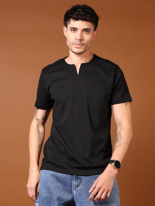 men solid short sleeve t-shirt - 21718136 - Very Small Image - 1