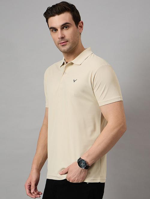 men solid short sleeve polo t-shirt - 21720414 - Very Small Image - 1