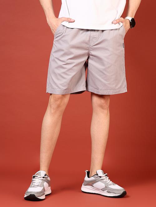 men placement print mid rise regular fit shorts - 21721006 - Very Small Image - 1