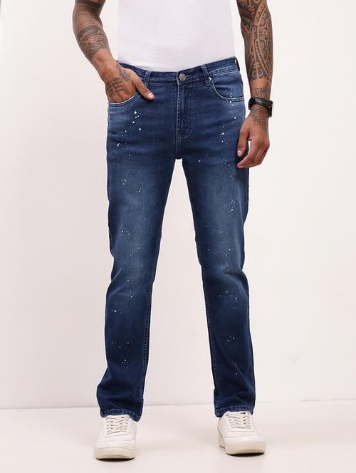 men low rise washed denim jeans - 21721367 - Very Small Image - 1