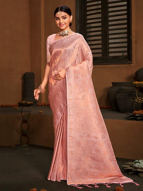 women self design banarasi saree with blouse - 21723094 - Very Small Image - 1