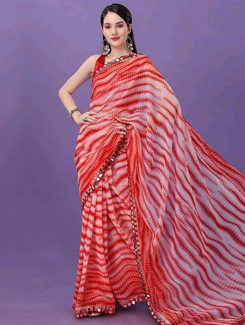 women printed casual wear saree with blouse - 21723498 - Very Small Image - 1