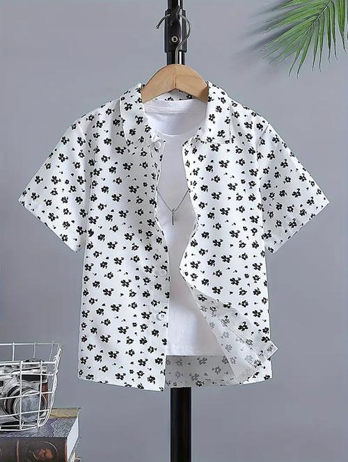 boys printed collared shirt - 21723956 - Very Small Image - 1