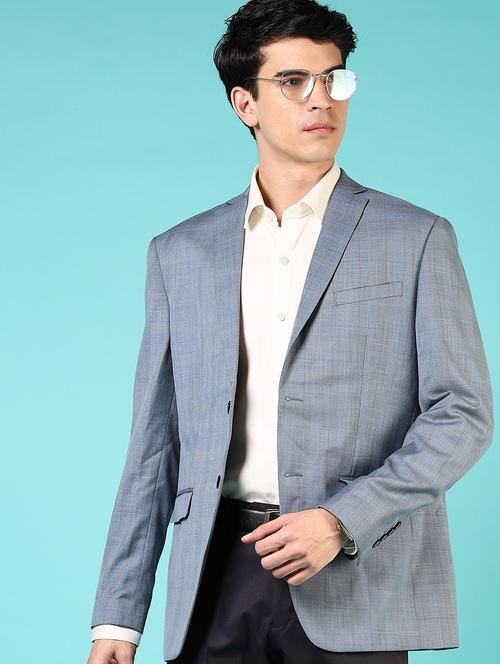 Men Long Sleeves Single Breasted Blazer - 21724079 - Very Small Image - 1