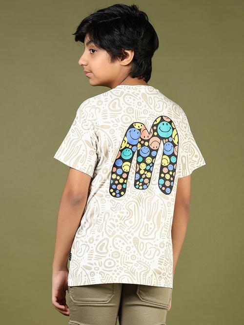 boys printed short sleeve regular fit t-shirt - 21724113 - Very Small Image - 1